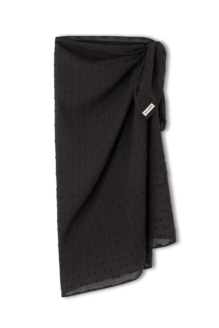 Black Dobby Pareo^Zulu & Zephyr Fashion