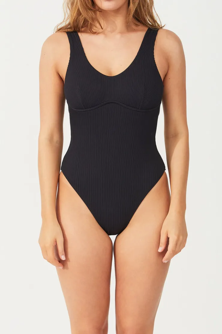 Bralette One Piece - Black^Zulu & Zephyr Cheap