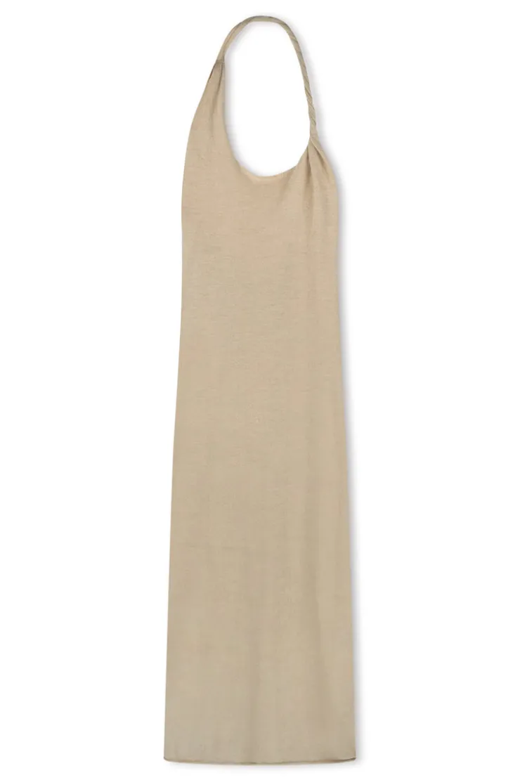 Camel Linen Blend Knit Dress^Zulu & Zephyr Discount