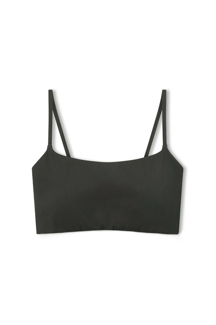Charcoal Rib Longline Bralette^Zulu & Zephyr Flash Sale