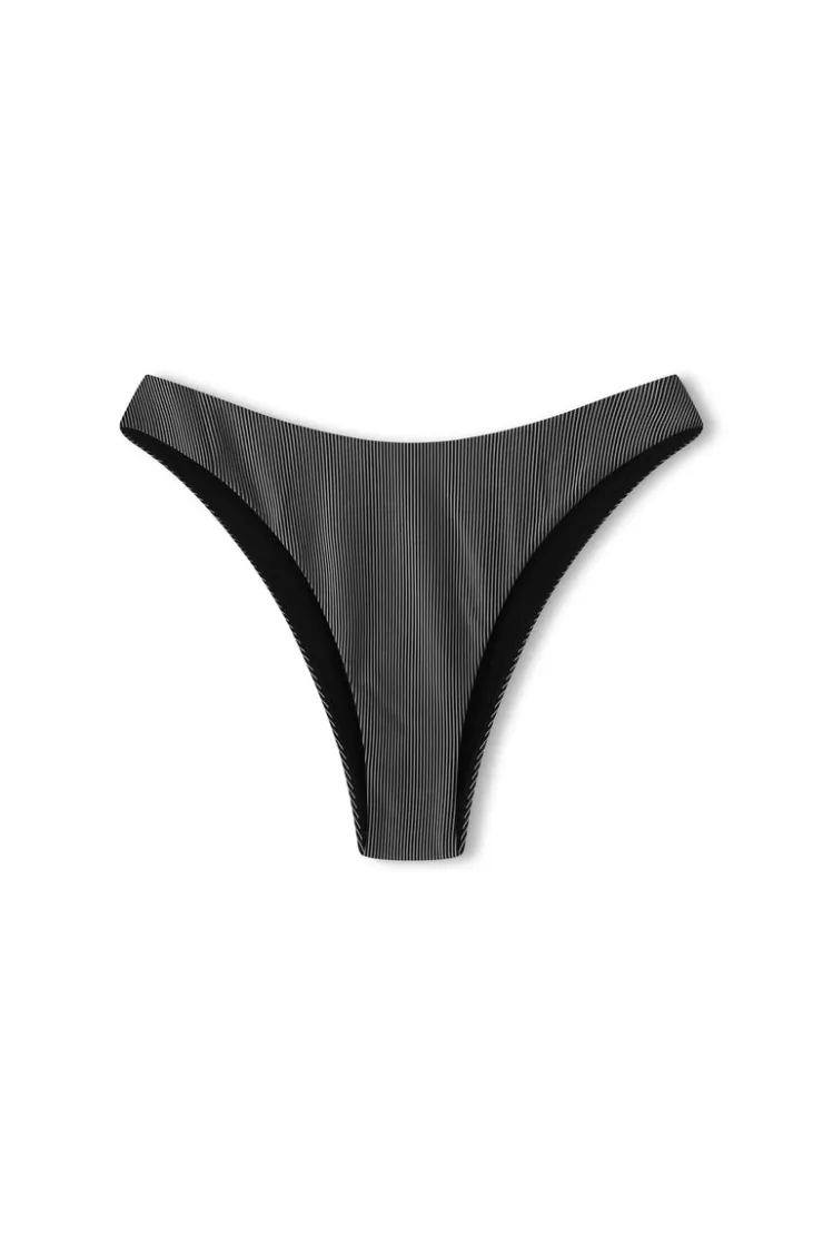 Charcoal Stripe Curve Brief^Zulu & Zephyr Cheap