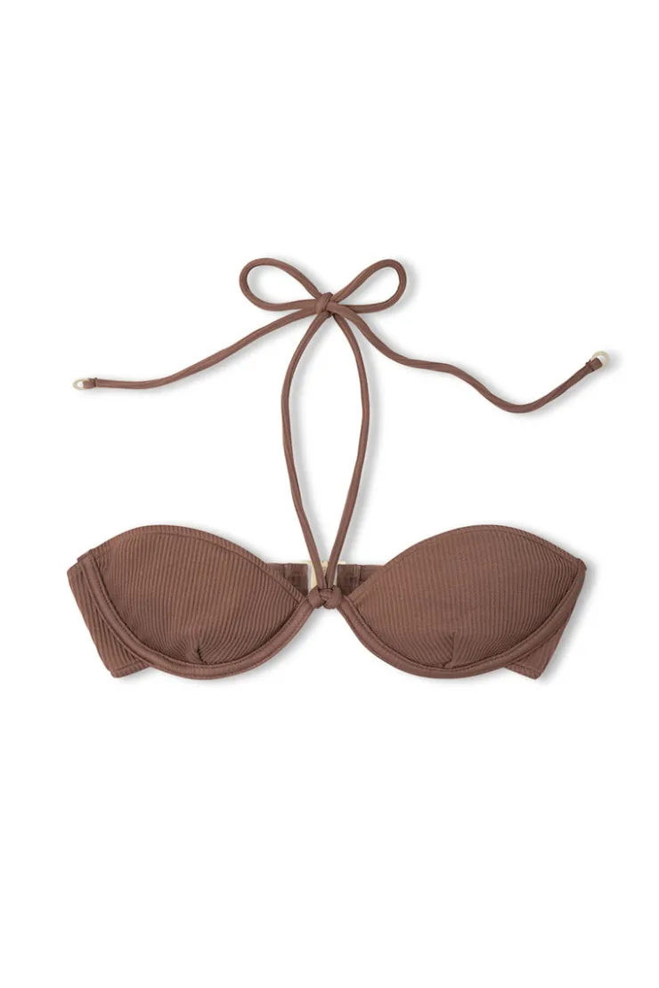 Chocolate Rib Balconette Bra Cup^Zulu & Zephyr Best Sale