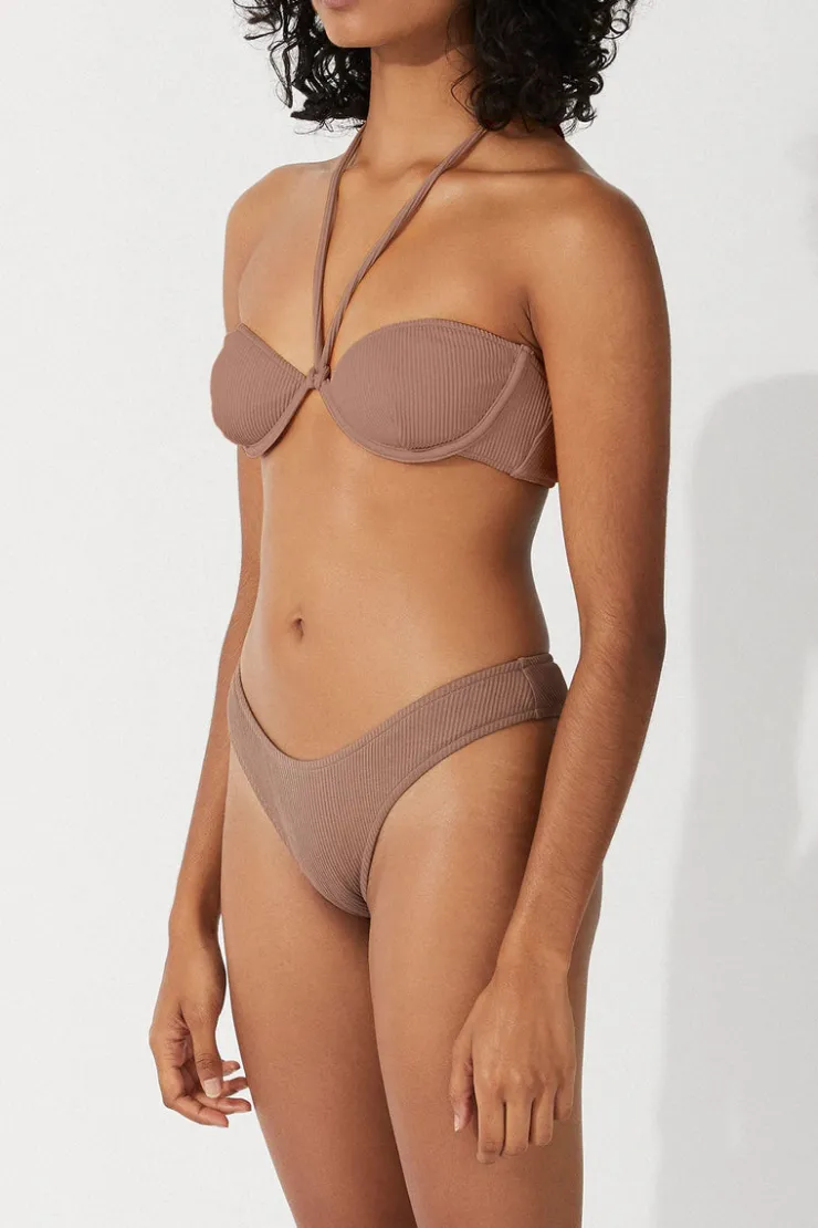 Chocolate Rib Balconette Bra Cup^Zulu & Zephyr Best Sale