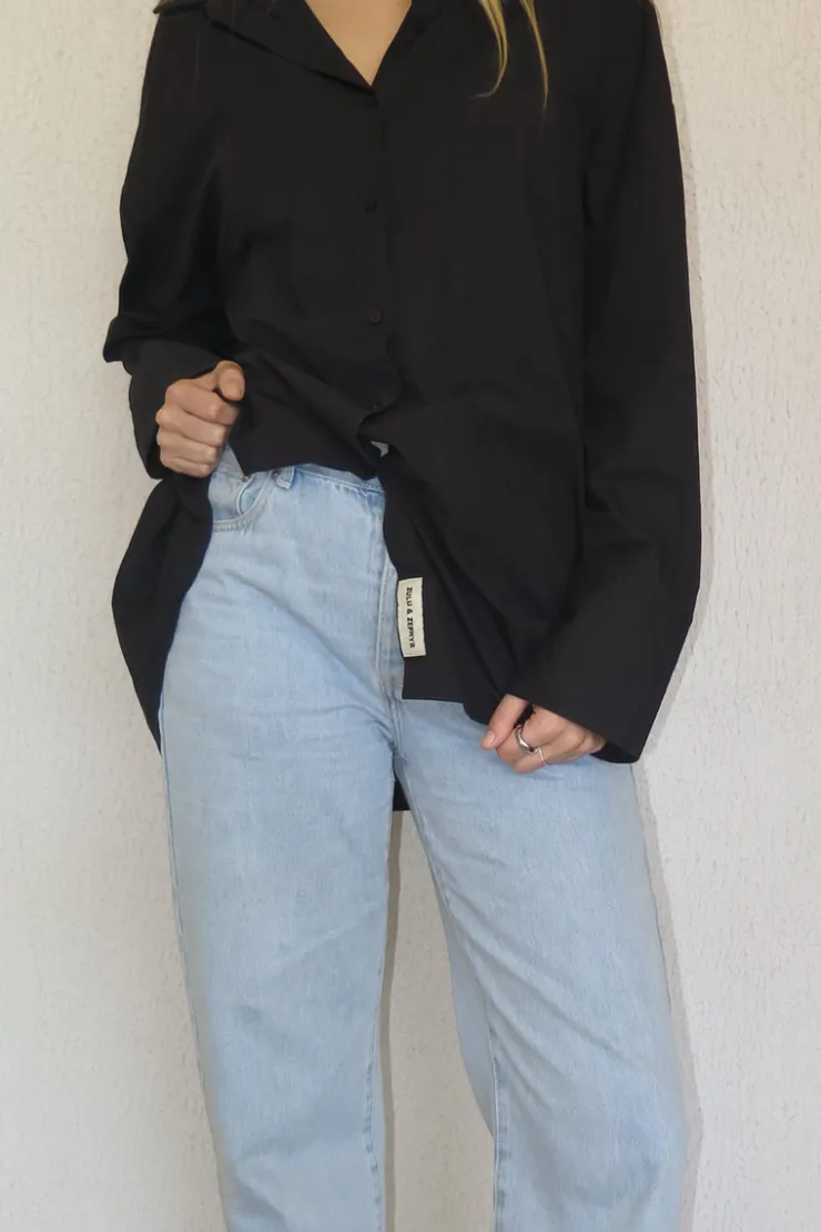 Classic Shirt - Black^Zulu & Zephyr Fashion