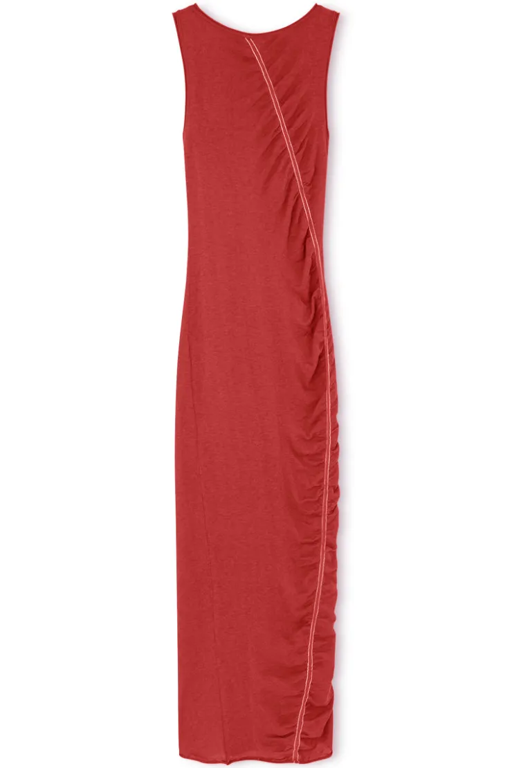 Contrast Knit Dress - Red^Zulu & Zephyr Sale