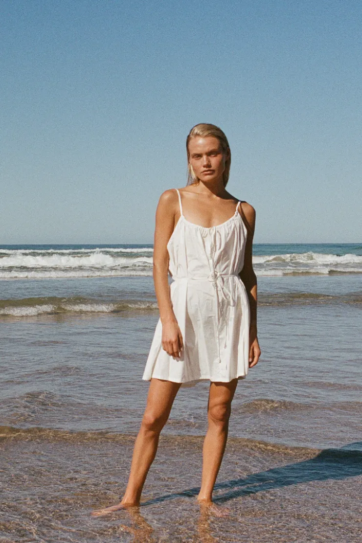 Cotton Poplin Dress - Milk^Zulu & Zephyr Best Sale