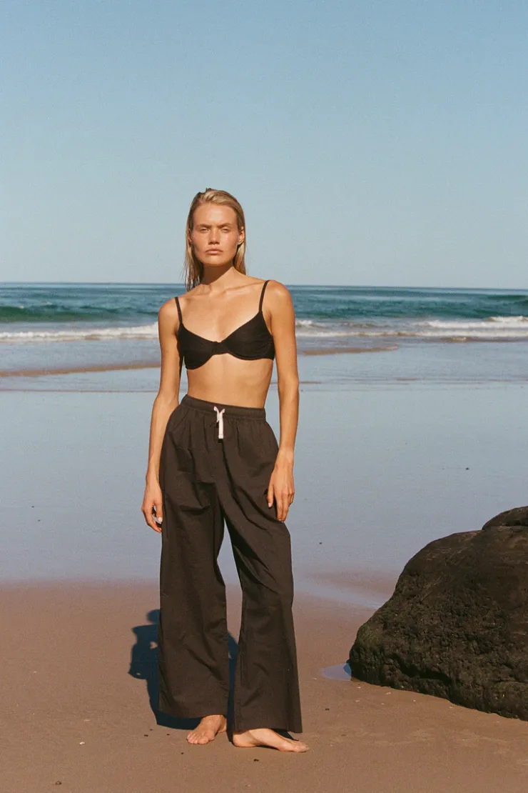 Cotton Poplin Pant - Black^Zulu & Zephyr Hot