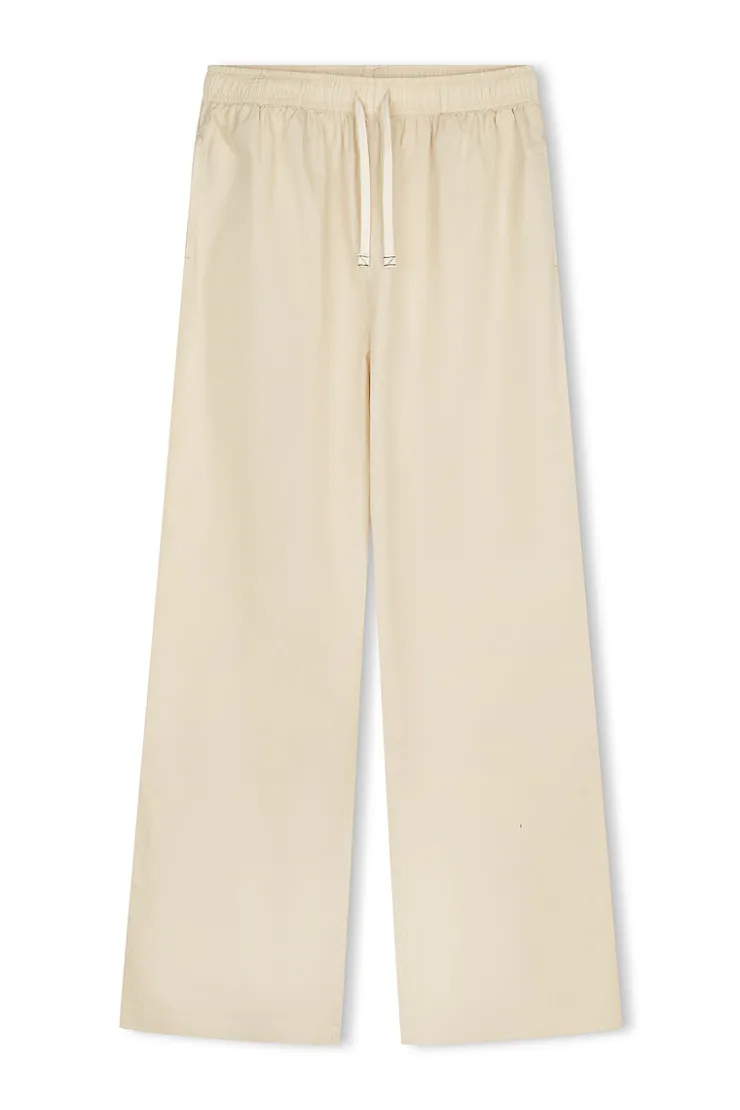 Cotton Poplin Pant - Husk^Zulu & Zephyr Fashion