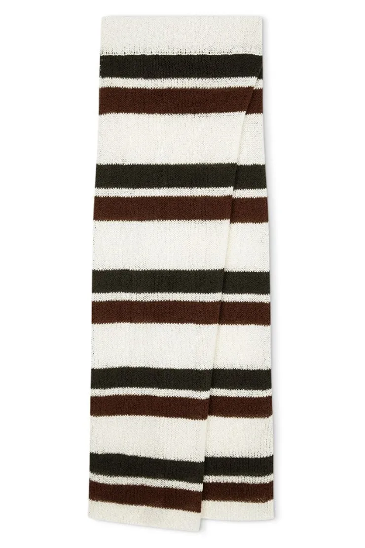 Earth Stripe Cotton Blend Knit Skirt^Zulu & Zephyr Store