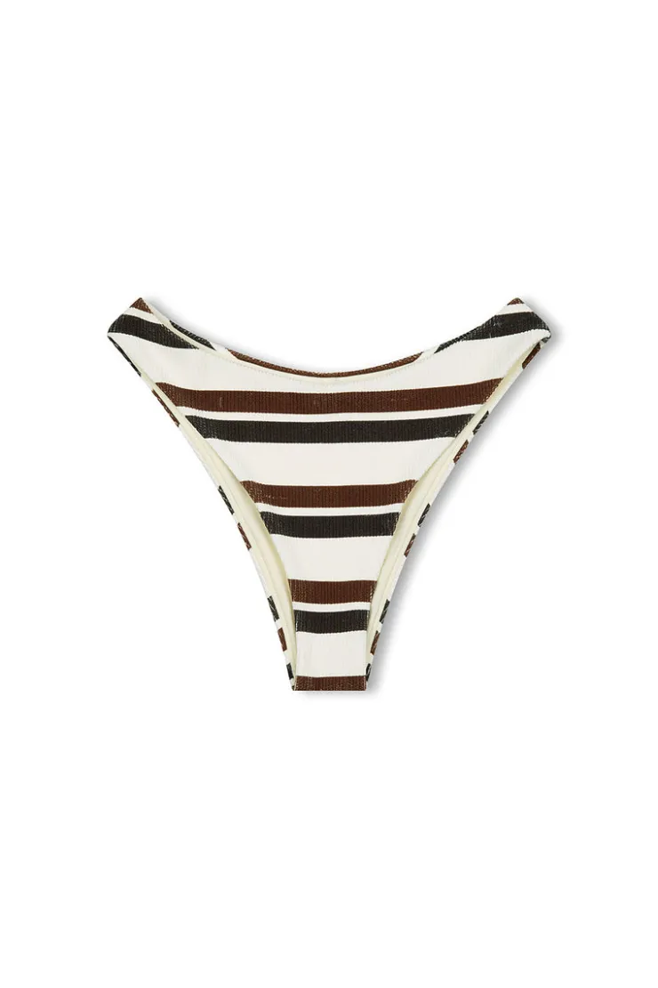 Earth Stripe Textured Curve Brief^Zulu & Zephyr Clearance