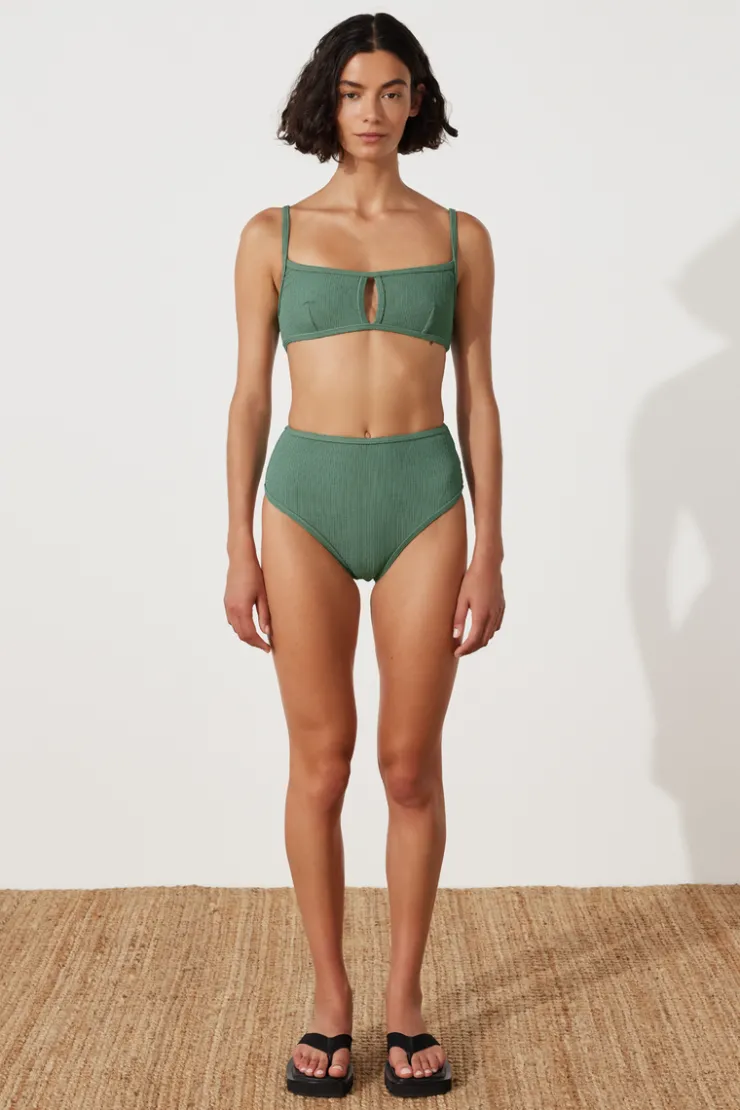Emerald Textured Waisted Full Brief^Zulu & Zephyr New