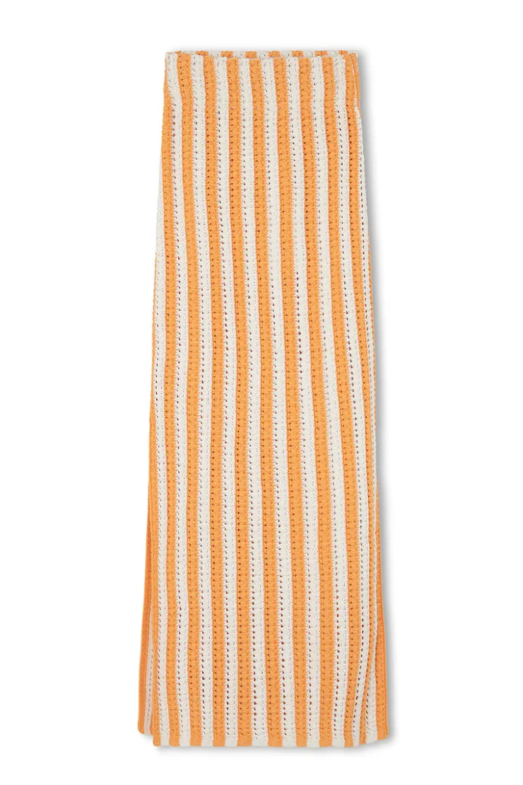 Golden Stripe Cotton Knit Skirt^Zulu & Zephyr Sale