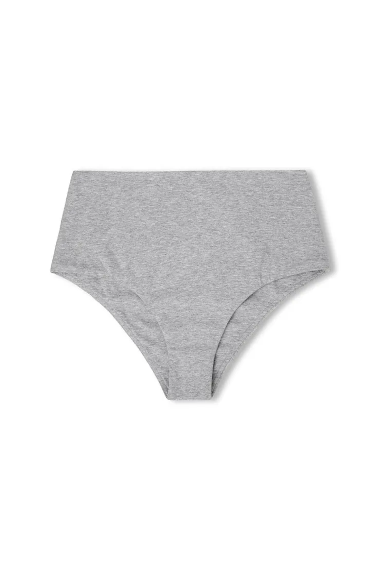 Grey Marle Waisted Full Brief^Zulu & Zephyr Outlet