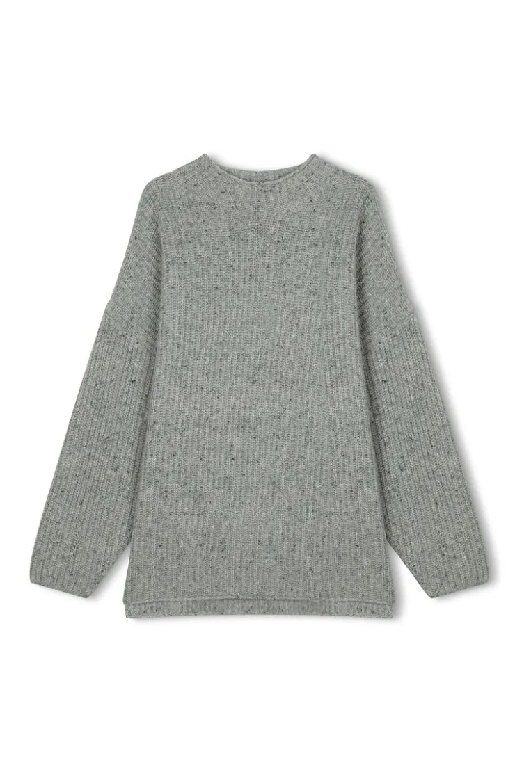 Grey Mist Rws Merino Wool Blend Knit Jumper^Zulu & Zephyr Online