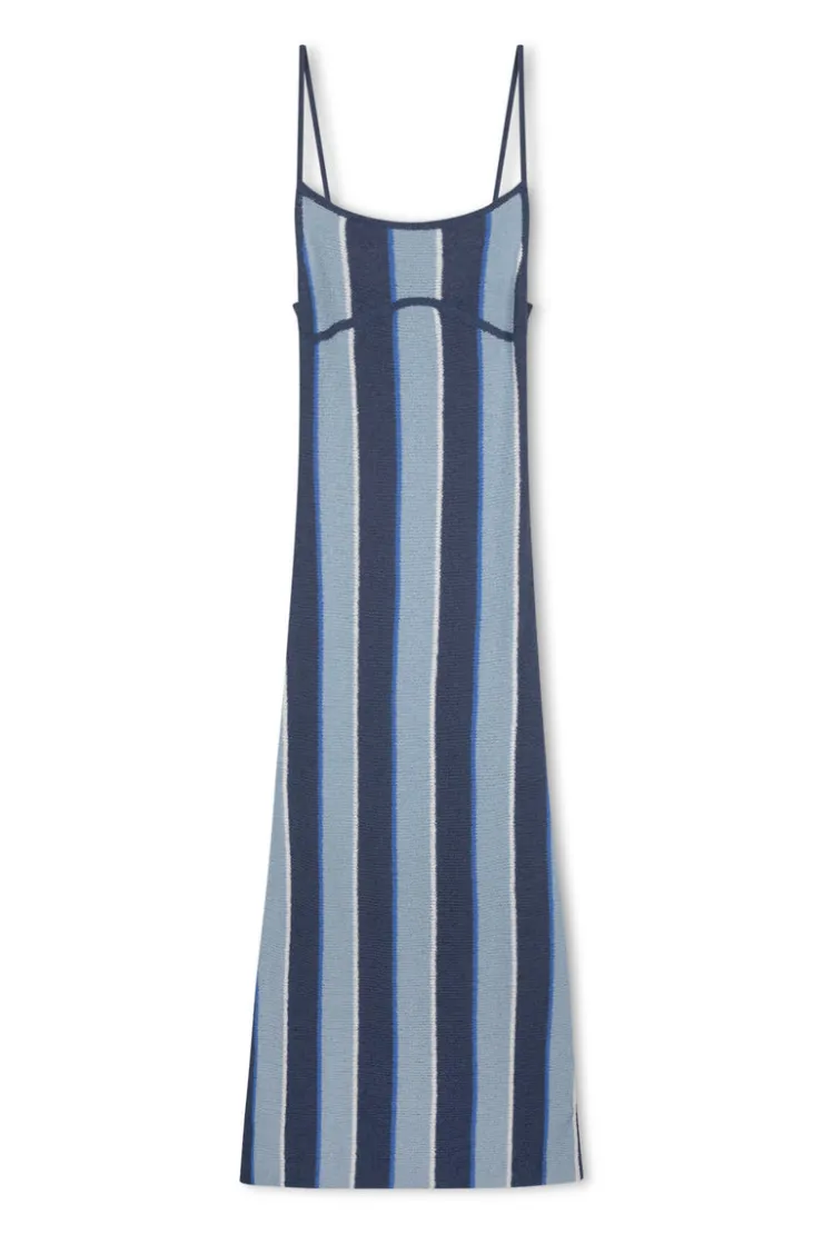 Horizon Stripe Organic Cotton Blend Knit Dress^Zulu & Zephyr Flash Sale