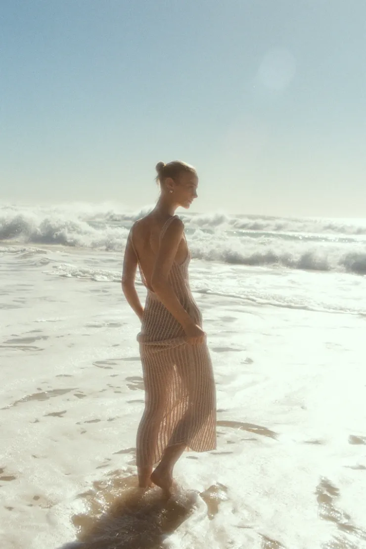 Husk Cotton Crochet Pullover Dress^Zulu & Zephyr Cheap