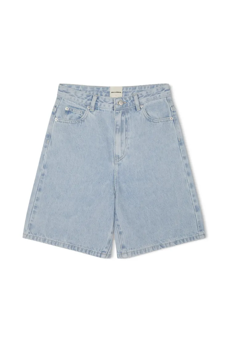 Light Wash Recycled Cotton Walk Short^Zulu & Zephyr Best Sale