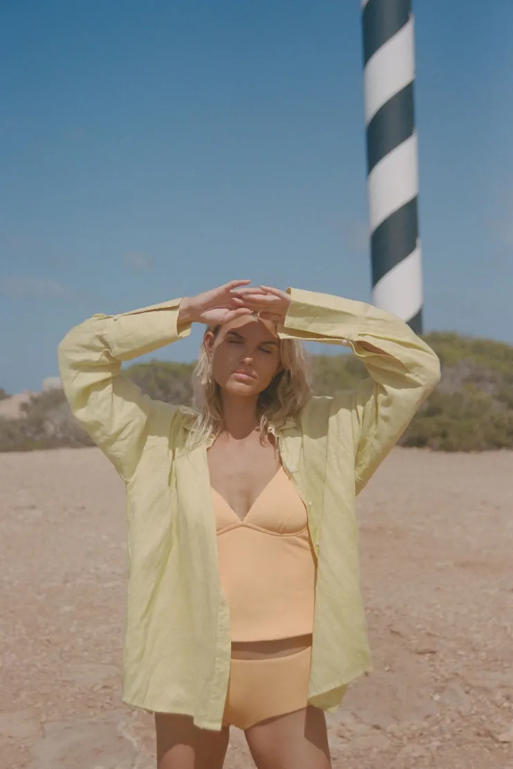 Mandarin Rib Tankini Top^Zulu & Zephyr New