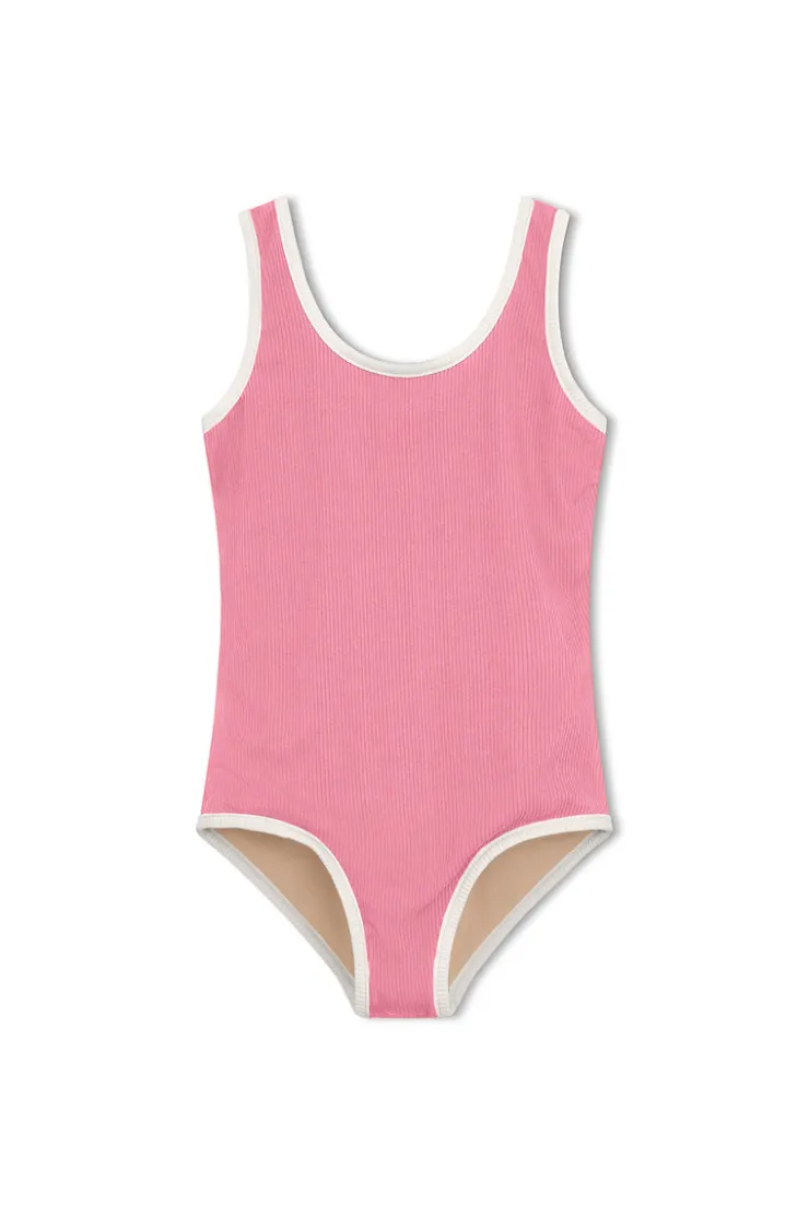 Mini Scoop One Piece - Flamingo Pink^Zulu & Zephyr Store