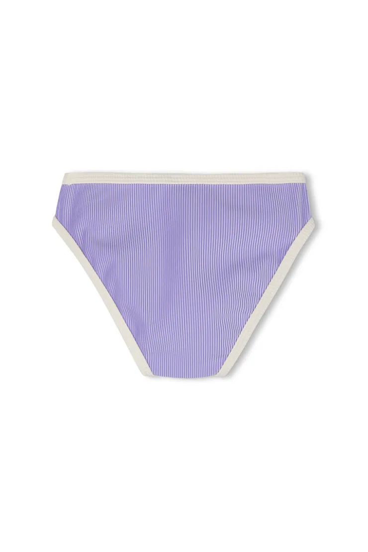 Mini Stripe Rib Bikini Bottom - Grape^Zulu & Zephyr Store