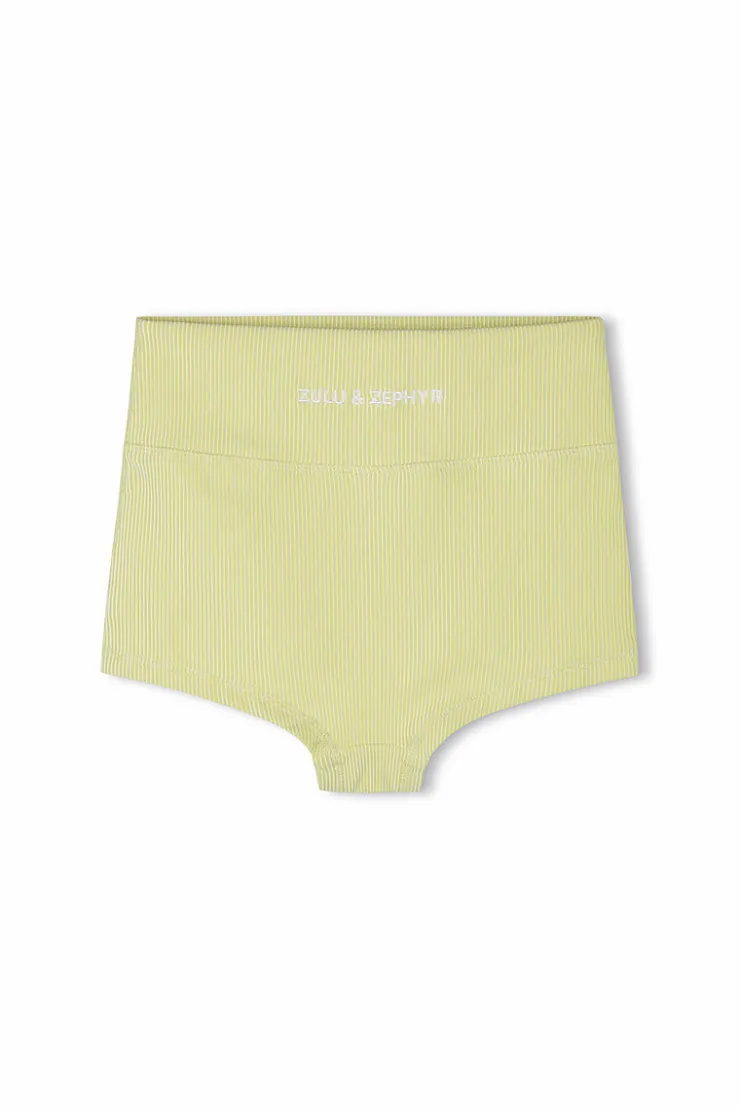 Mini Stripe Rib Boy Short - Citrus^Zulu & Zephyr Cheap