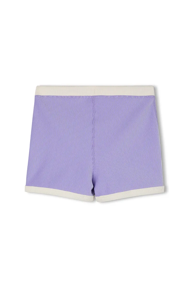 Mini Stripe Rib Surf Short - Grape^Zulu & Zephyr Fashion