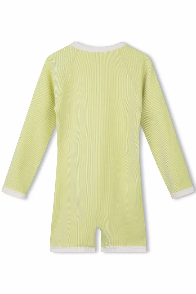 Mini Stripe Rib Surf Suit - Citrus^Zulu & Zephyr Online