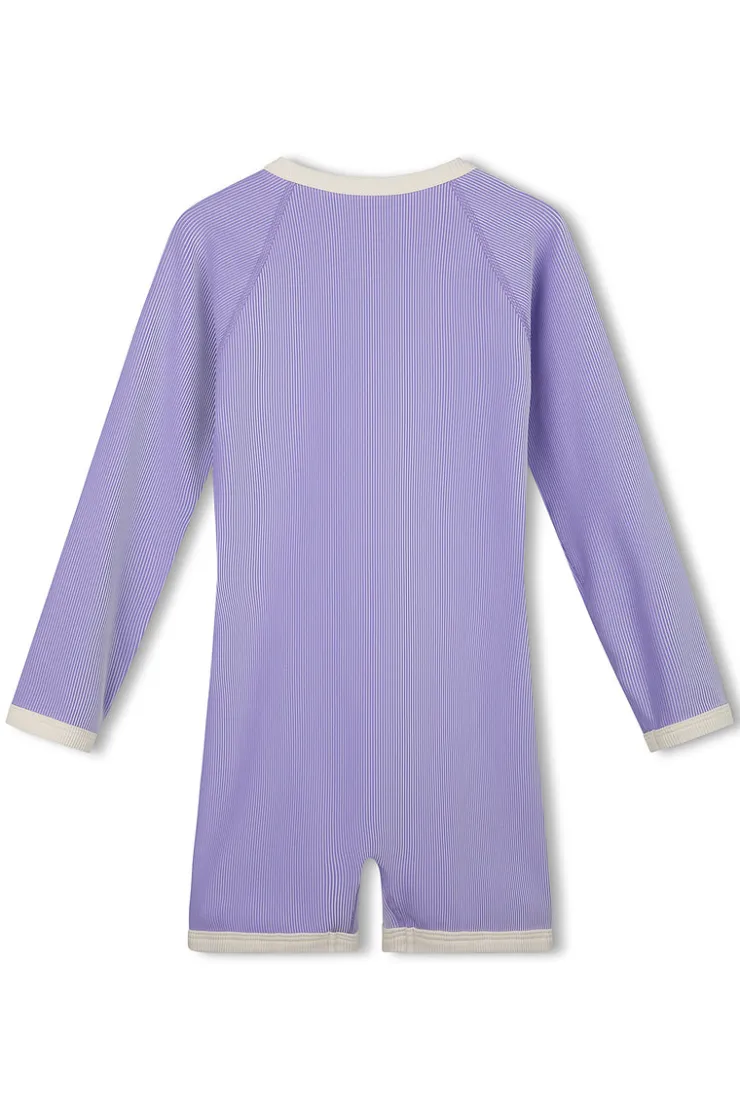 Mini Stripe Rib Surf Suit - Grape^Zulu & Zephyr Outlet