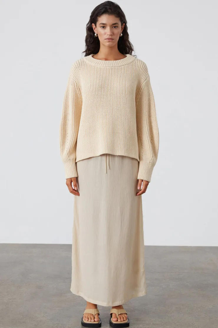 Natural Cotton Knit Jumper^Zulu & Zephyr Flash Sale