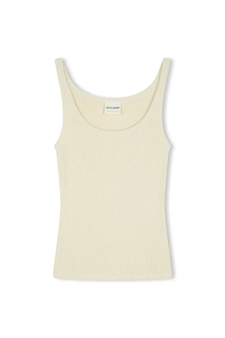 Natural Rib Knit Tank^Zulu & Zephyr Best Sale