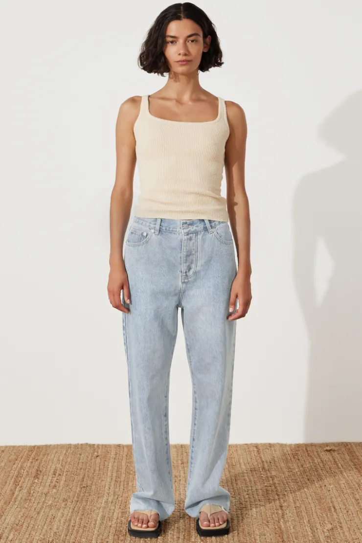 Natural Rib Knit Tank^Zulu & Zephyr Best Sale