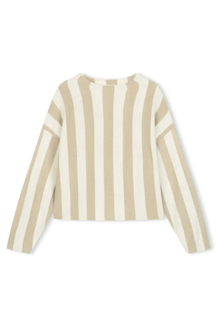 Natural Stripe Knit Jumper^Zulu & Zephyr Flash Sale
