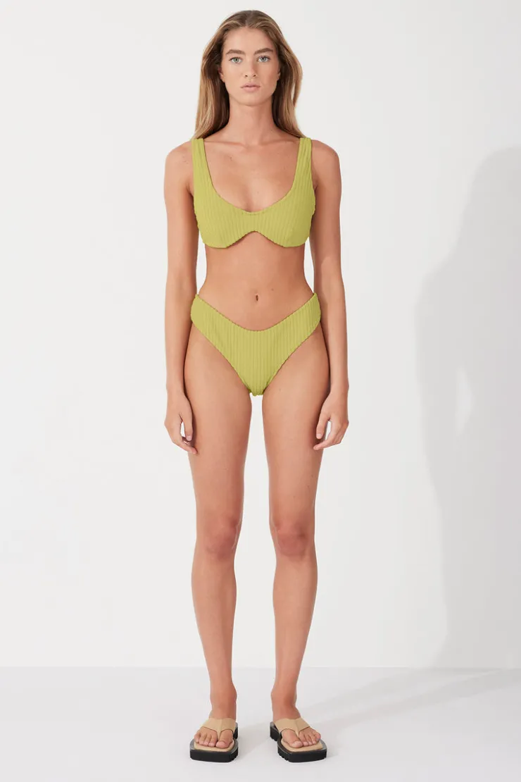 Olive Cord Towelling Curve Brief^Zulu & Zephyr Best Sale