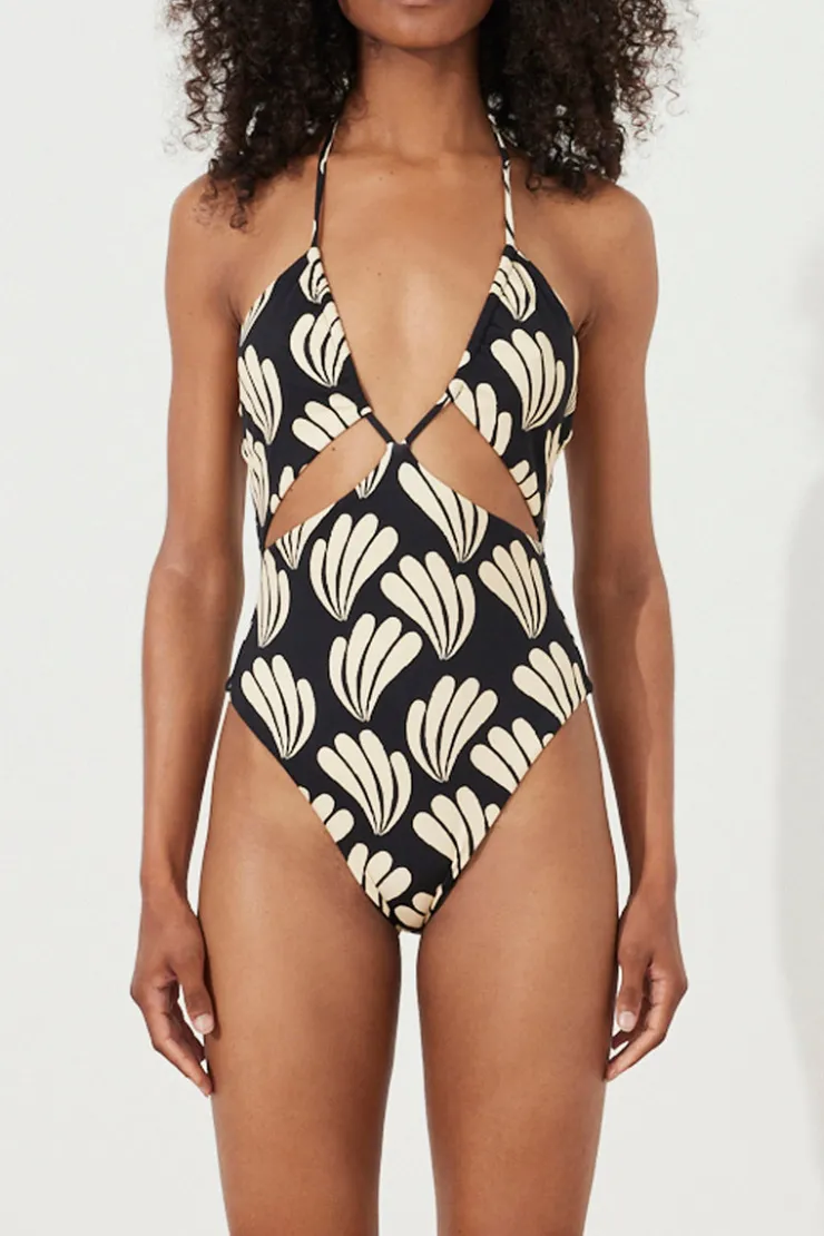 Palm Cut Out One Piece^Zulu & Zephyr Shop