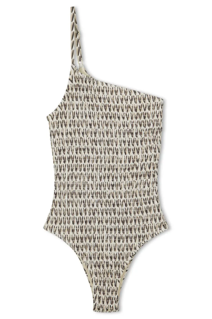 Pecan Asymmetric One Piece^Zulu & Zephyr New