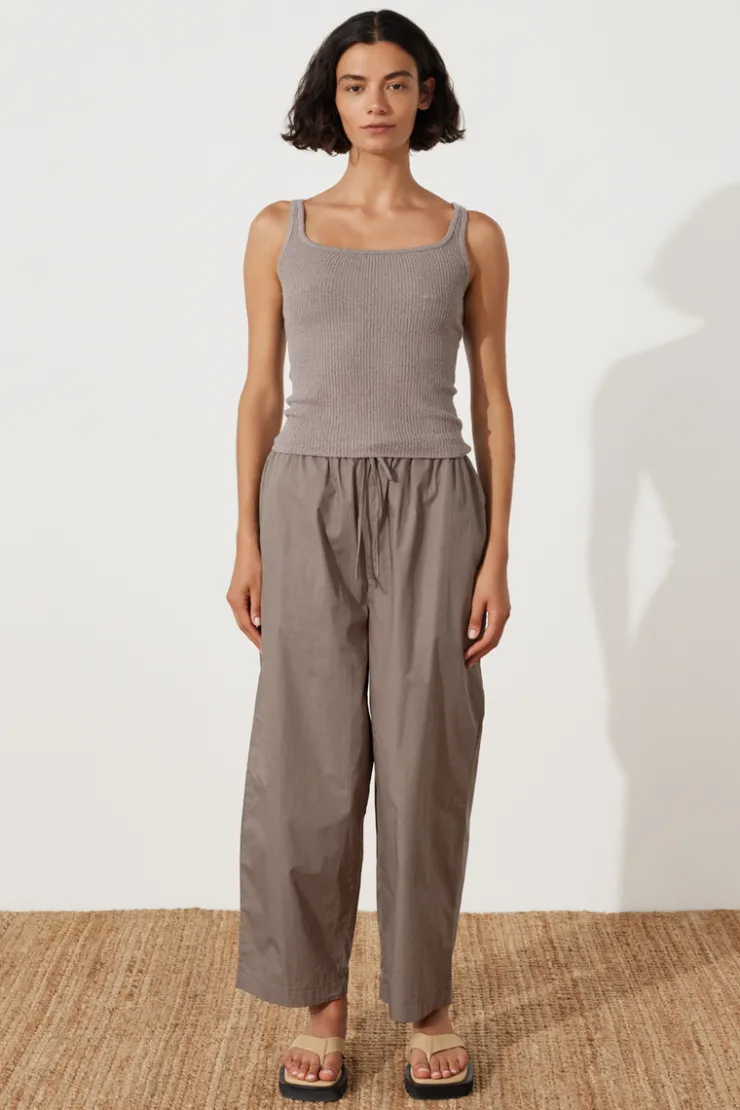 Pewter Rib Knit Tank^Zulu & Zephyr Sale