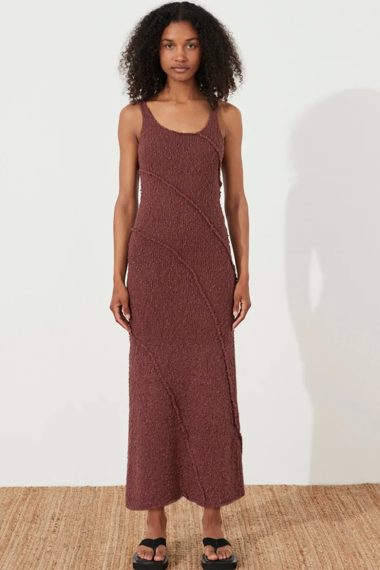Plum Boucle Knit Dress^Zulu & Zephyr Discount