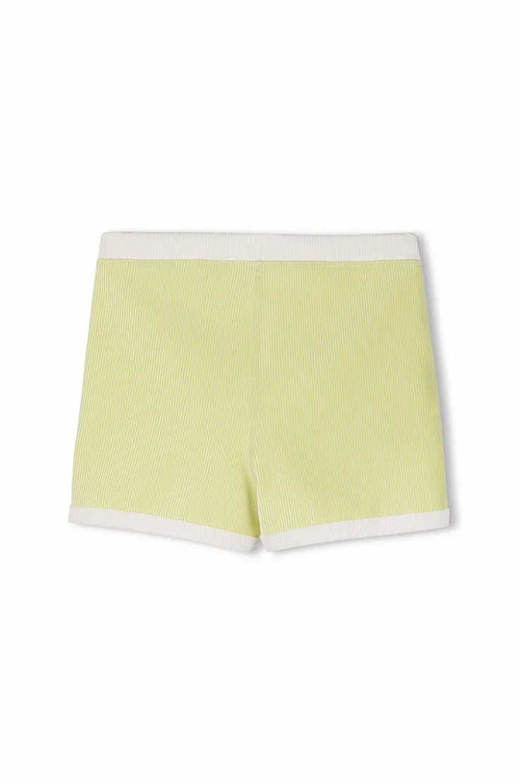 PRE-ORDER Mini Stripe Rib Surf Short - Citrus^Zulu & Zephyr Cheap