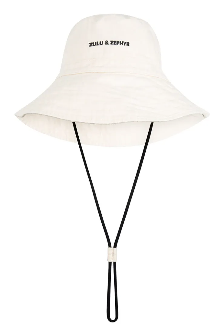 PRE-ORDER ZZ Logo Bucket Hat - Coconut^Zulu & Zephyr Outlet