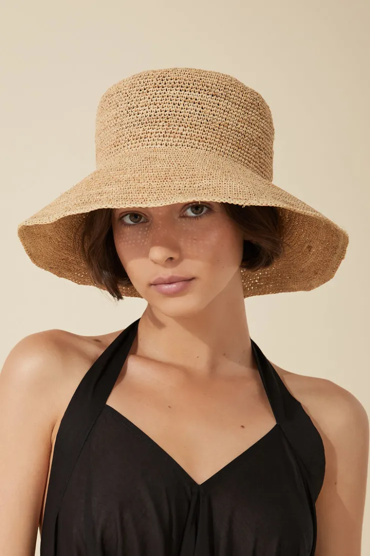 Raffia Hat - Natural^Zulu & Zephyr Clearance