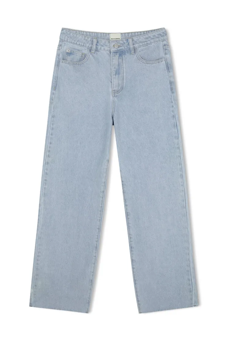 Recycled Cotton Mid Rise Jean - Light Wash^Zulu & Zephyr Sale