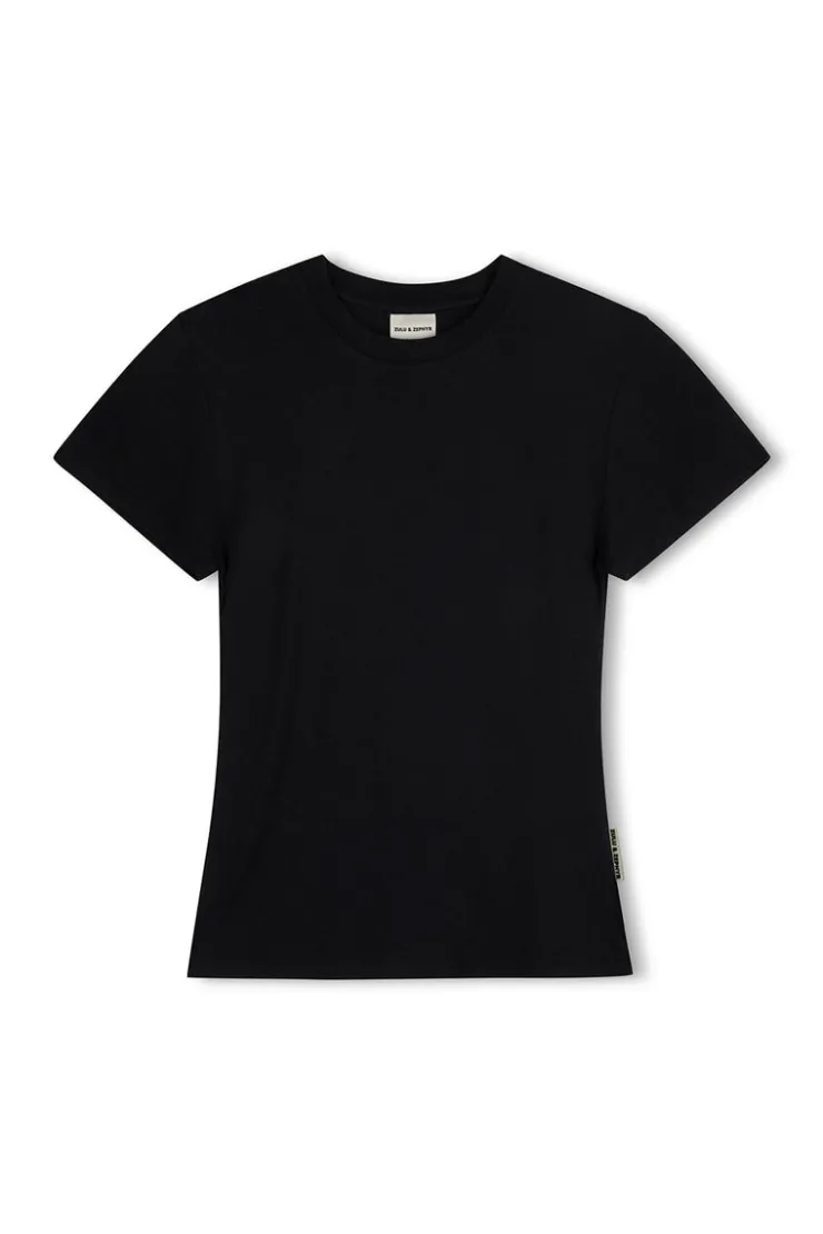Rib Hemp Jersey T-Shirt - Black^Zulu & Zephyr Store