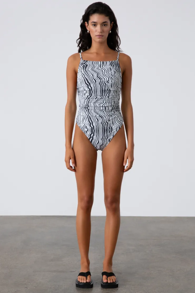 Ripple Stripe One Piece^Zulu & Zephyr Hot