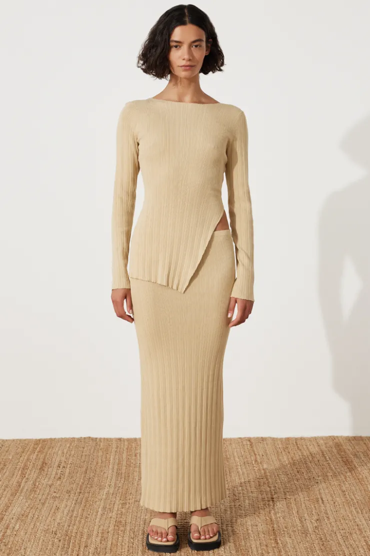Sand Rib Knit Skirt^Zulu & Zephyr New