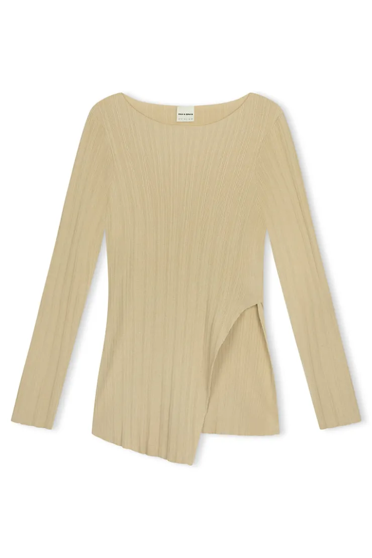 Sand Rib Knit Top^Zulu & Zephyr Cheap