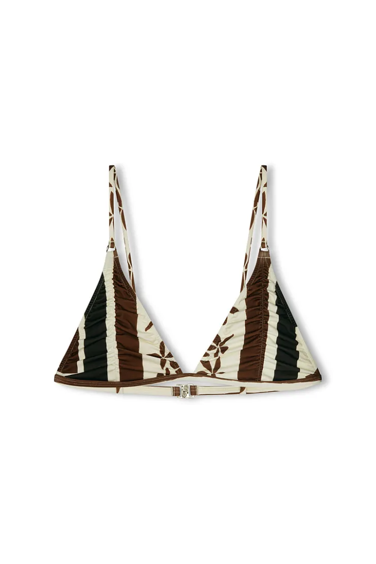 Sarong Flower Rouched Triangle^Zulu & Zephyr Flash Sale