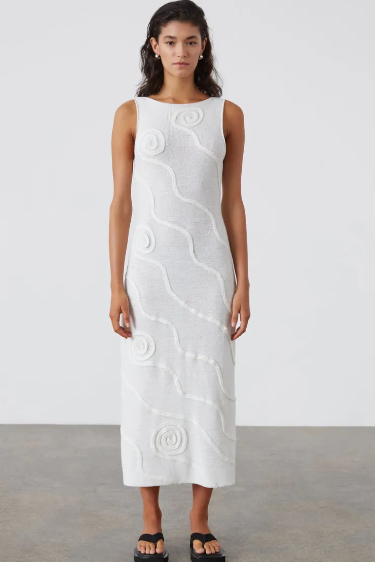 Shea Organic Cotton Swirl Knit Dress^Zulu & Zephyr Cheap