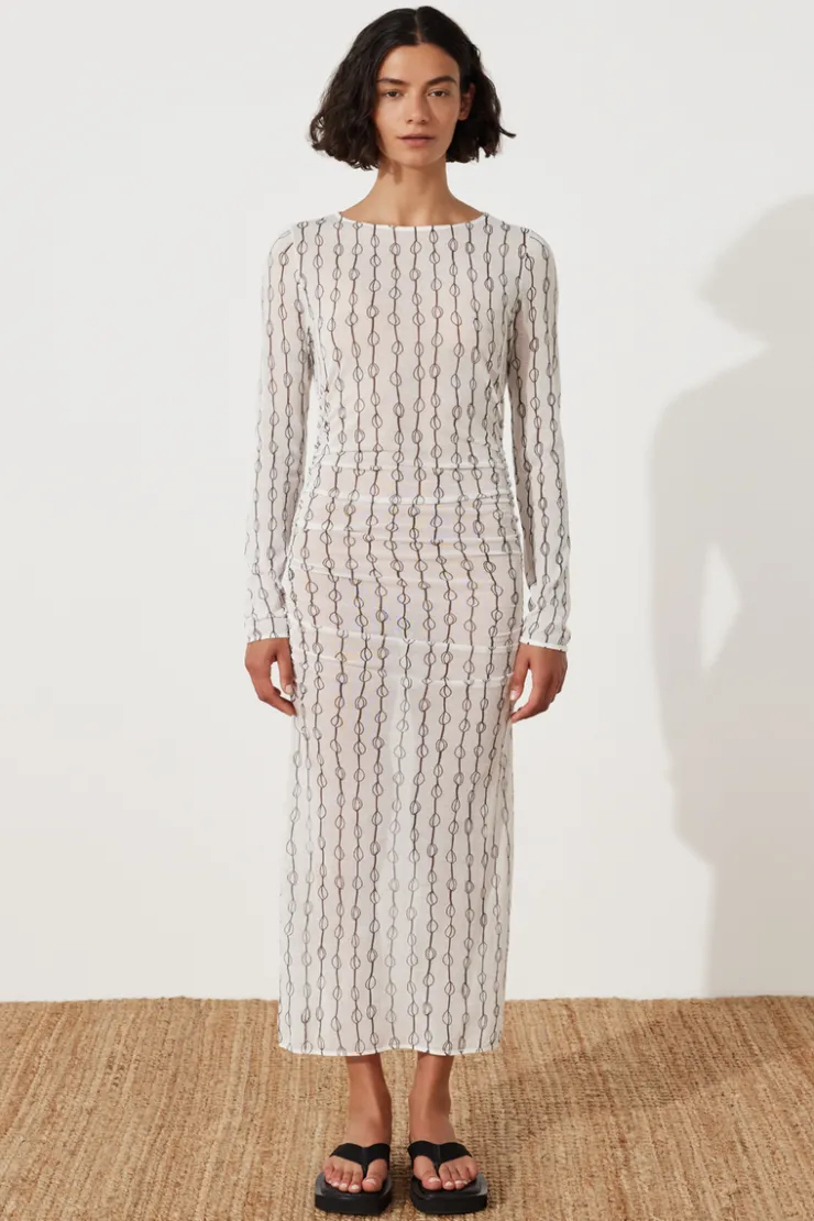 Shell Rouched Knit Dress^Zulu & Zephyr Store