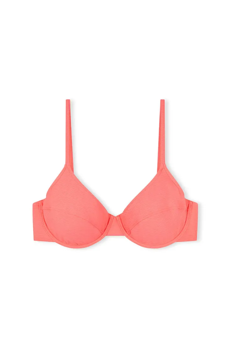 Signature Balconette Bra Cup Top - Coral^Zulu & Zephyr Flash Sale