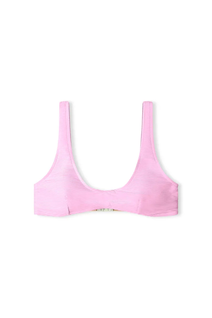 Signature Crop Bralette Top - Sea Pink^Zulu & Zephyr Clearance